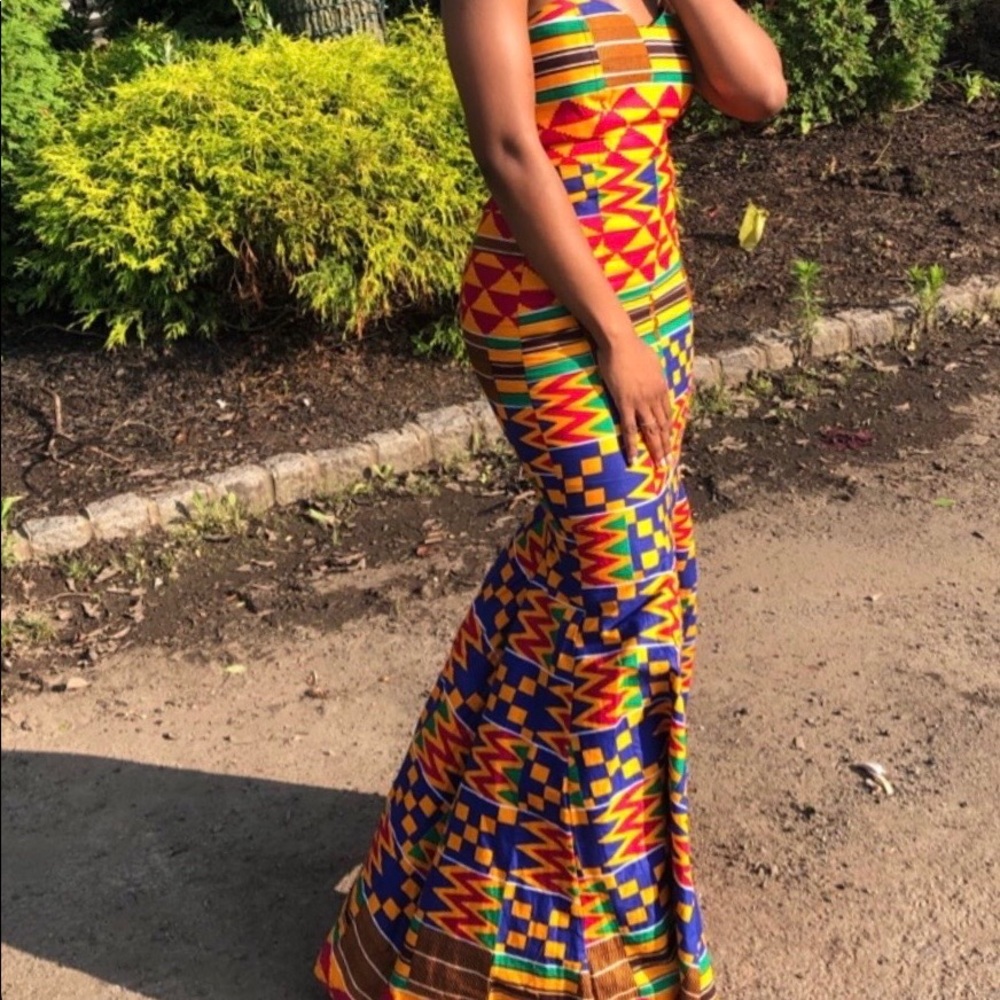 Custom Ankara Dress.